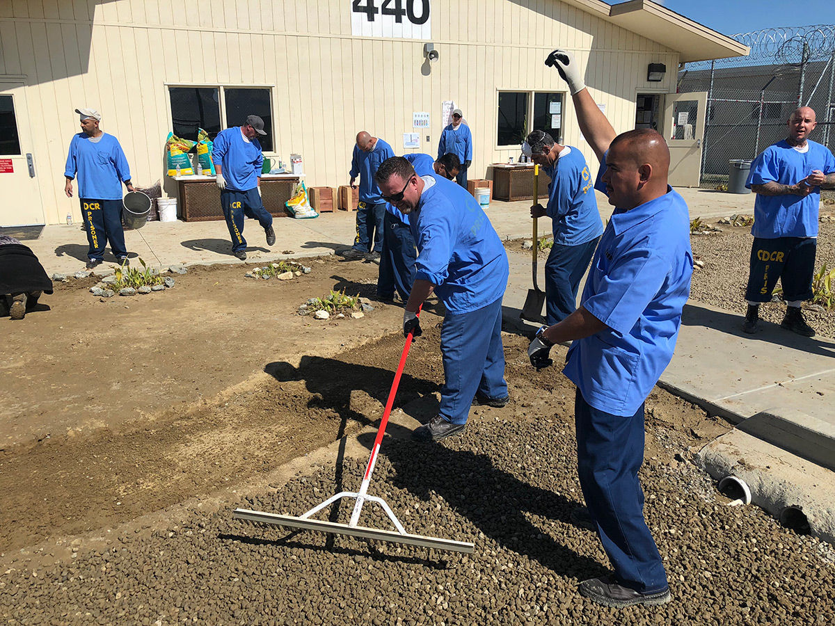 Avenal State Prison garden